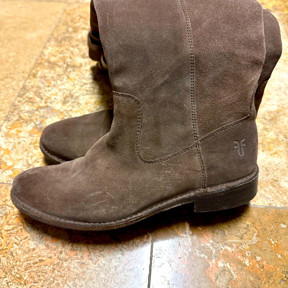 Frye Knee-high Suede Riding Boots